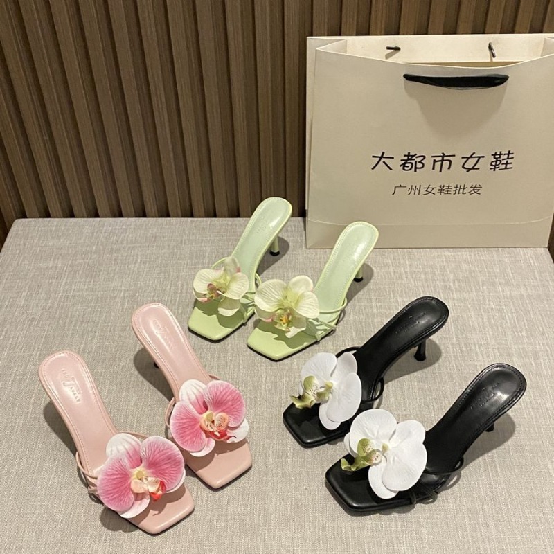 Ethnic Style - Flower Decoration Women Slippers Hawaiian Bohemian