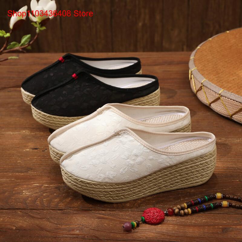Ethnic Style - New Style Slippers, Lightweight Thick-Soled Ethnic
