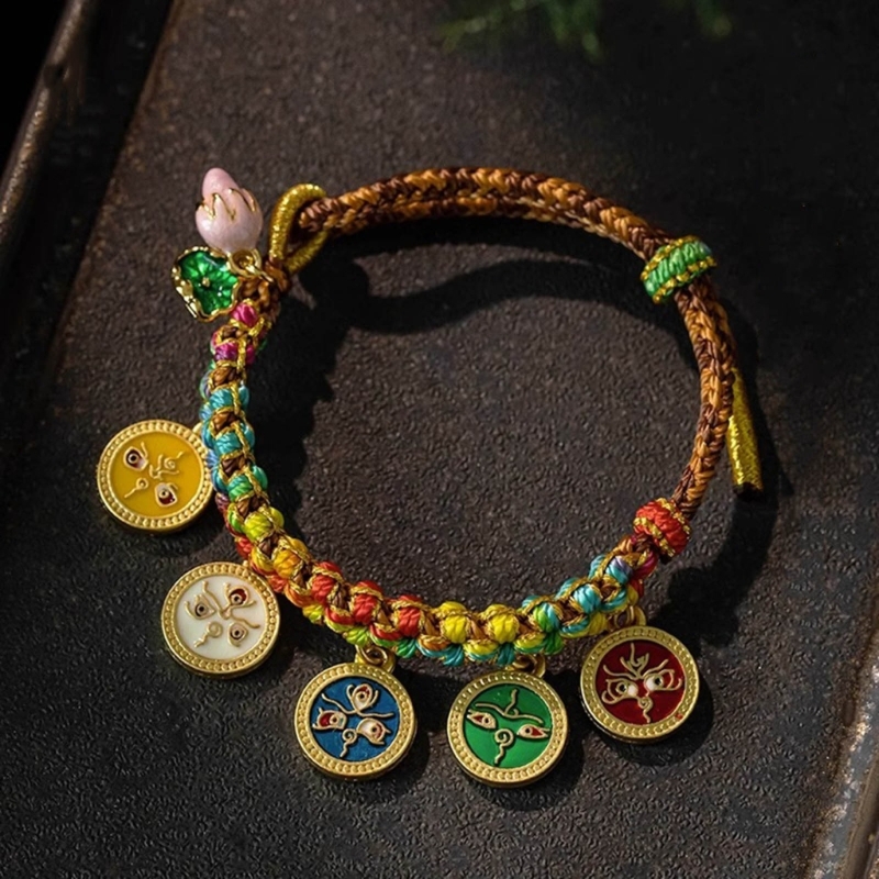 Ethnic Fashion Way - Handmade Tibetan Bracelet Colorful Rope Handchain