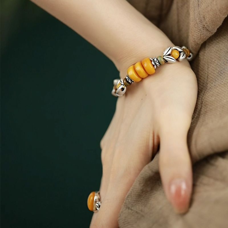 Yellow Disc Round Bead Spacer  - огляд і ціна Ethnic Wear Fashion Designer