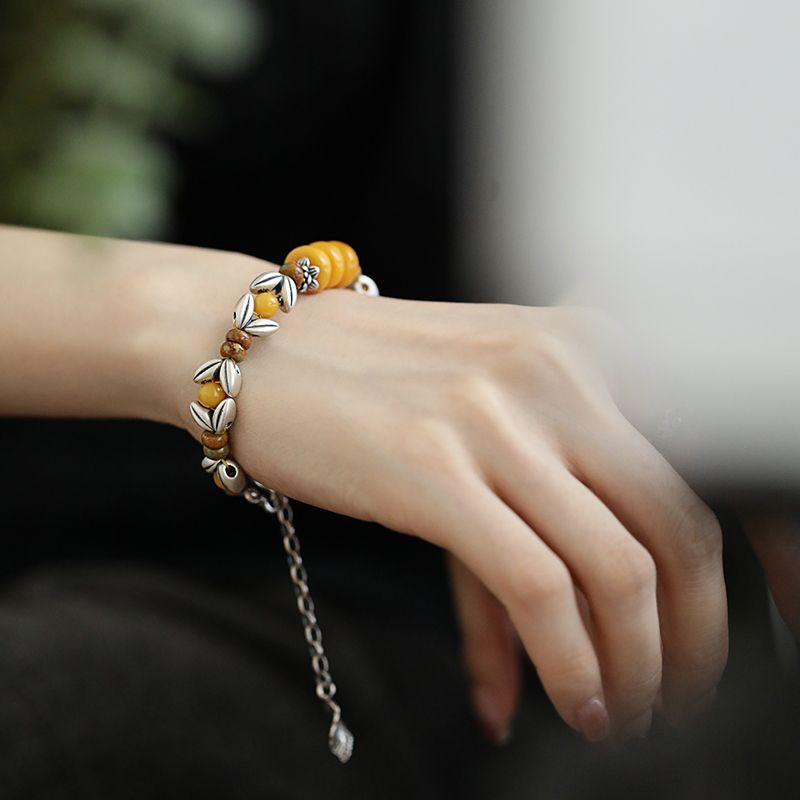 Yellow Disc Round Bead Spacer  - огляд і ціна Ethnic Wear Fashion Designer
