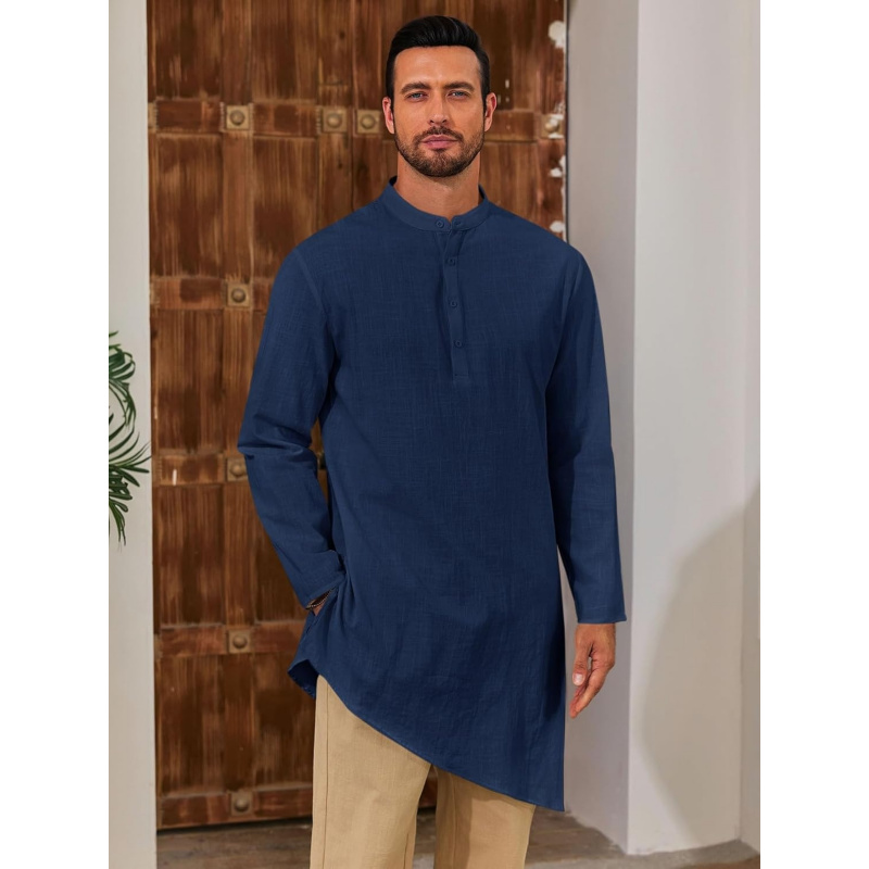 Mens Kaftan Robe Thobe Cotton  - огляд і ціна Kurta Men Cotton