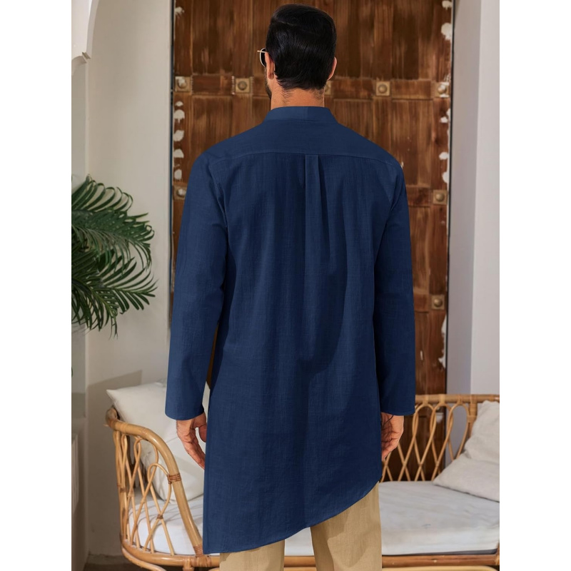 Mens Kaftan Robe Thobe Cotton  - огляд і ціна Kurta Men Cotton