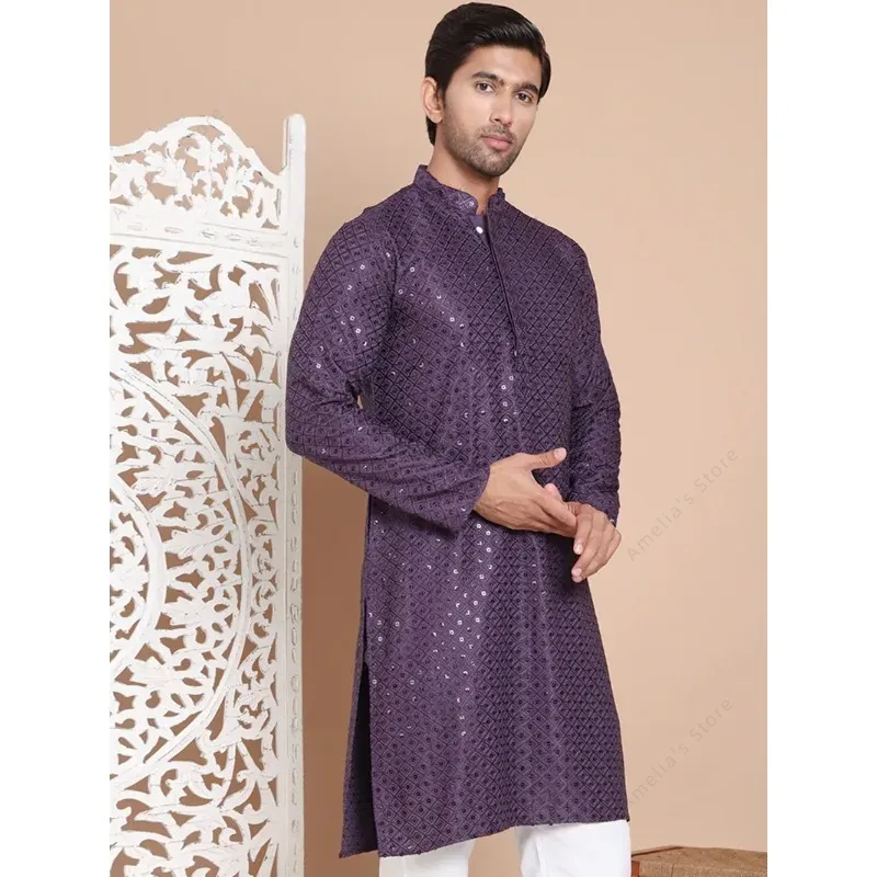 Indian Men's Kurta Tunic Cotto - огляд і ціна Kurta Men Cotton