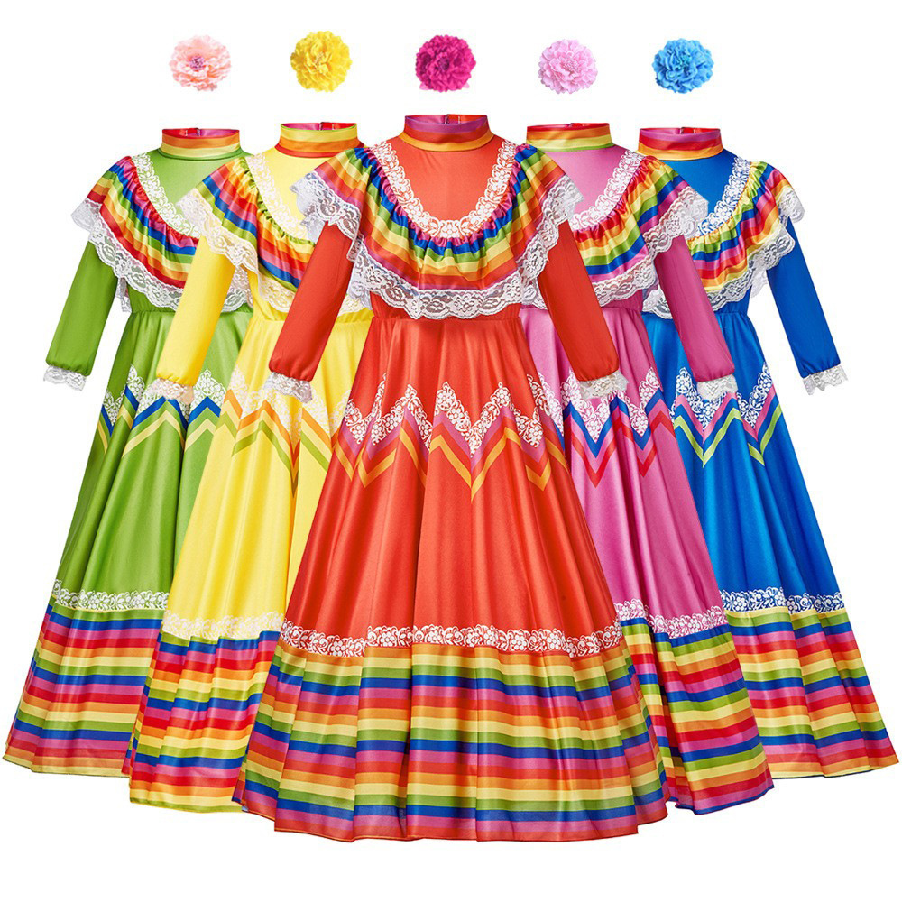 Halloween Mexican large skirt  - огляд і ціна Ethnic Style
