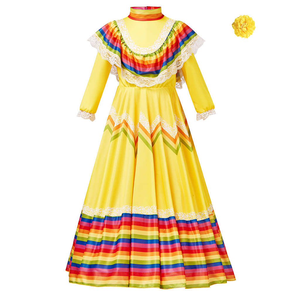 Halloween Mexican large skirt  - огляд і ціна Ethnic Style
