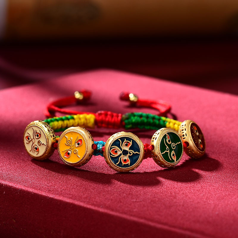 Tibetan Bracelet Hand Woven Ro - огляд і ціна Ethnic Fashion Way