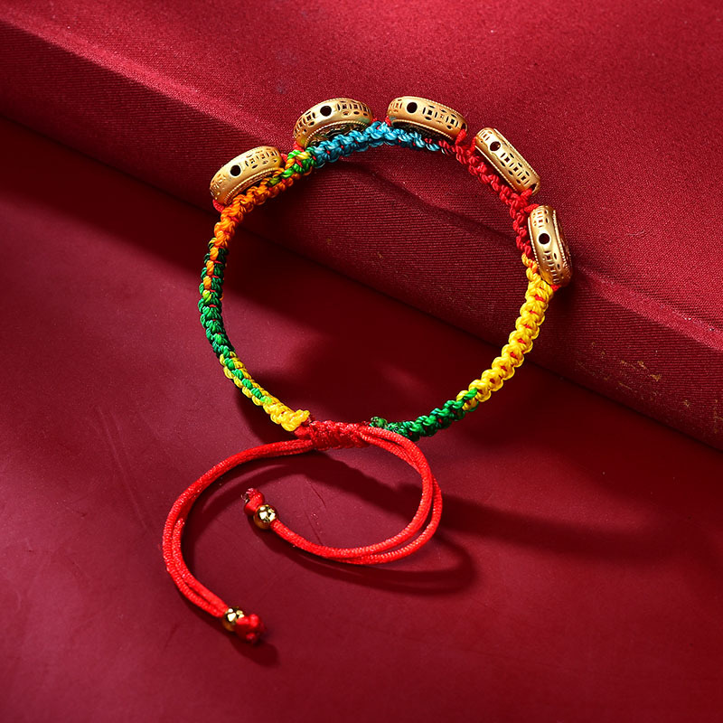 Tibetan Bracelet Hand Woven Ro - огляд і ціна Ethnic Fashion Way