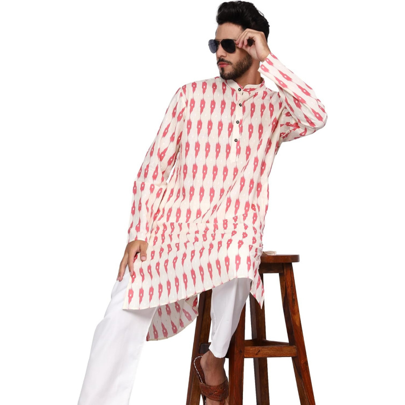 Mens Pure Cotton Kurta Pajama  - огляд і ціна Kurta Men Cotton