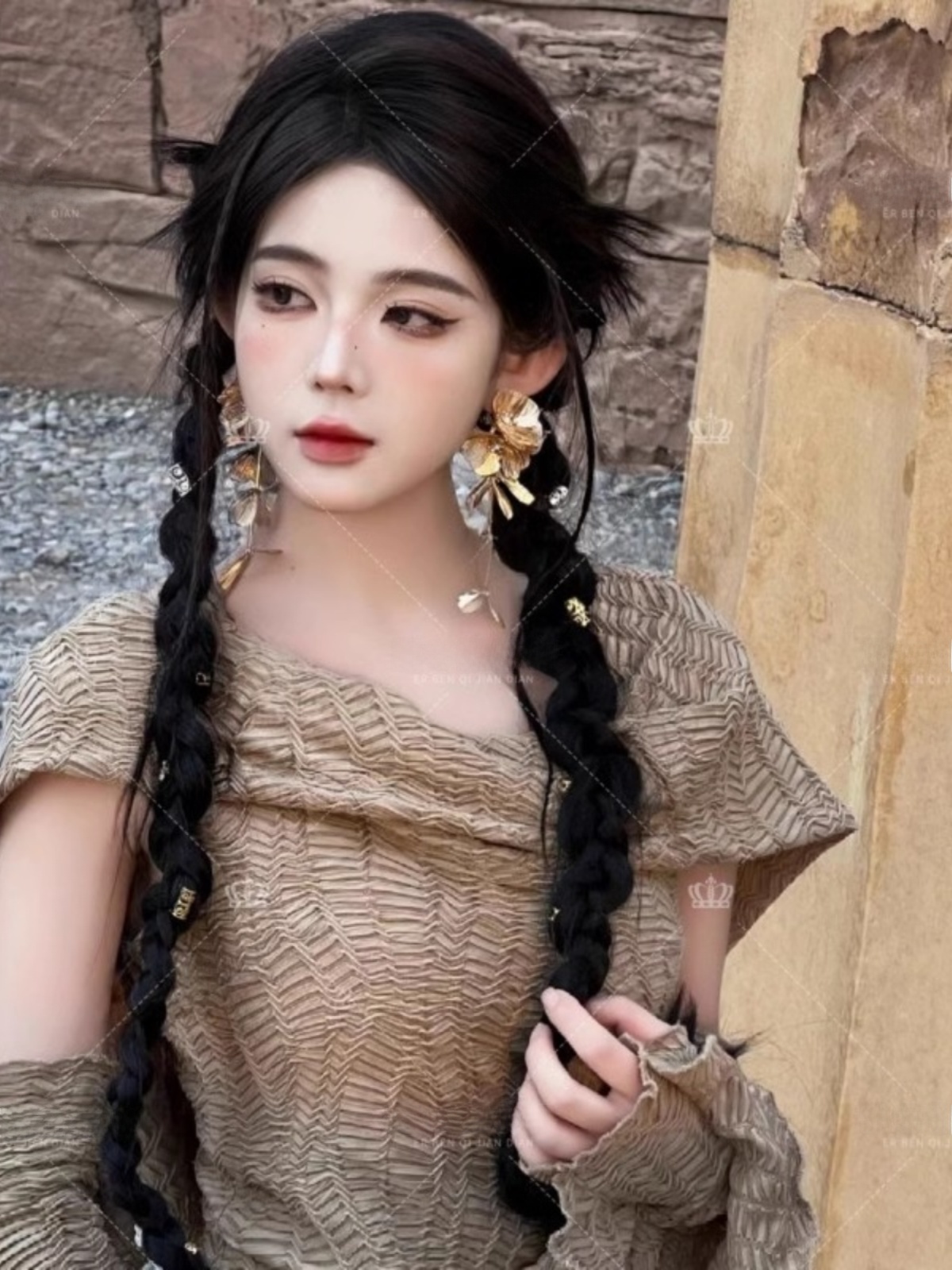 Desert  Themed Long Dress Wome - огляд і ціна Ethnic Fashion Photography