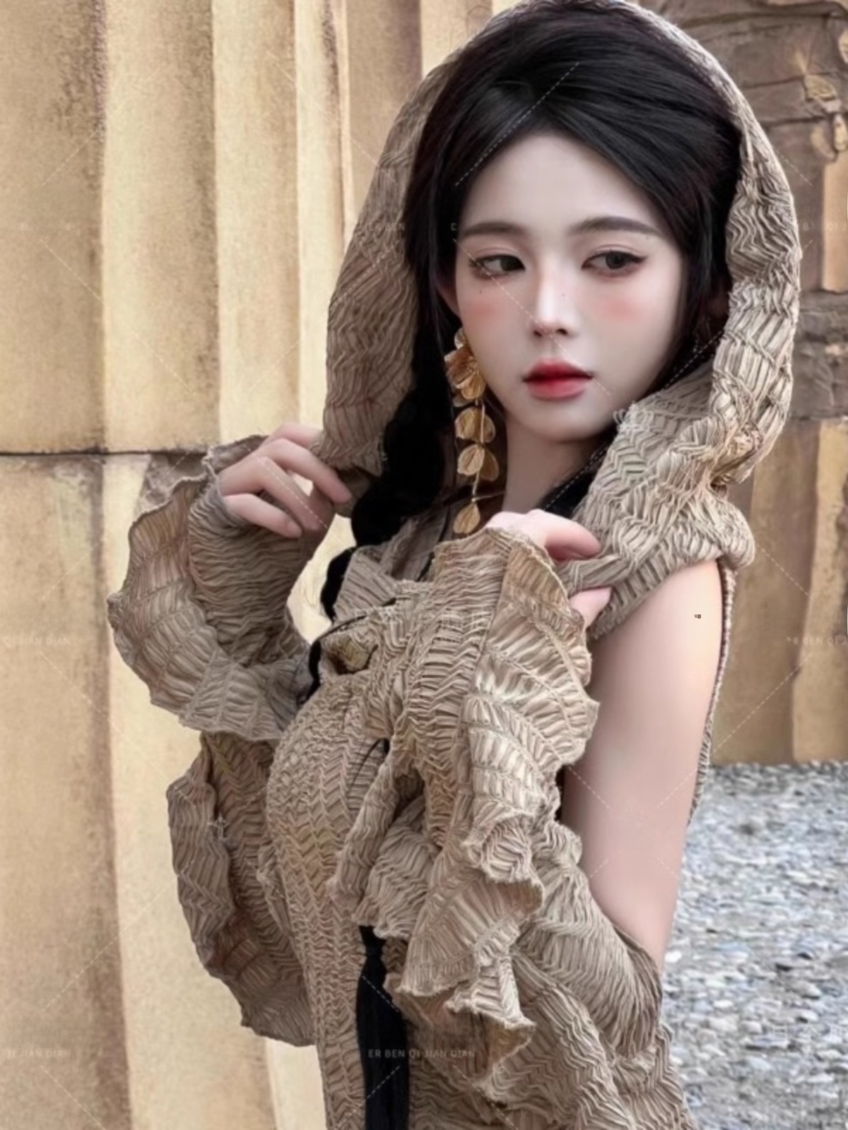 Desert  Themed Long Dress Wome - огляд і ціна Ethnic Fashion Photography