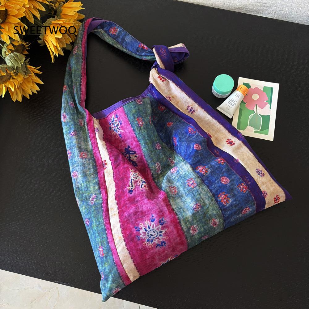 Purple Patchwork Ethnic Stripe - огляд і ціна Ethnic Fashion Way