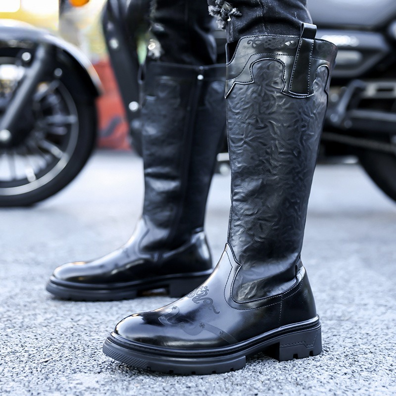 Men's Mid-calf Boots High Qual - огляд і ціна Ethnic And Fashion
