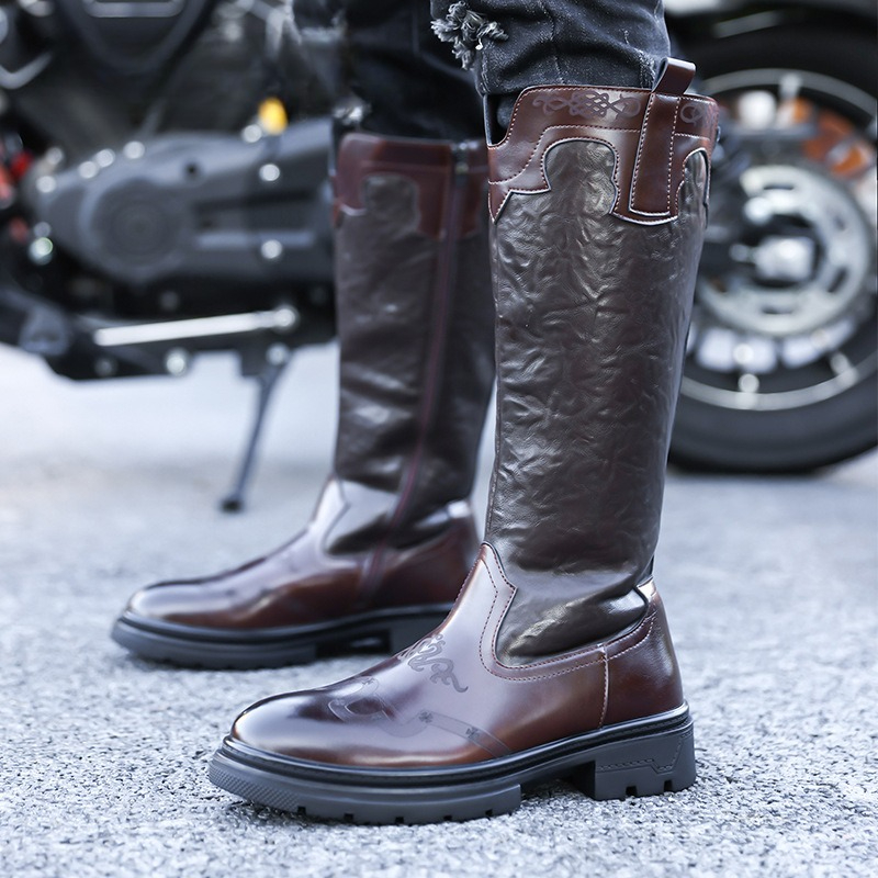 Men's Mid-calf Boots High Qual - огляд і ціна Ethnic And Fashion