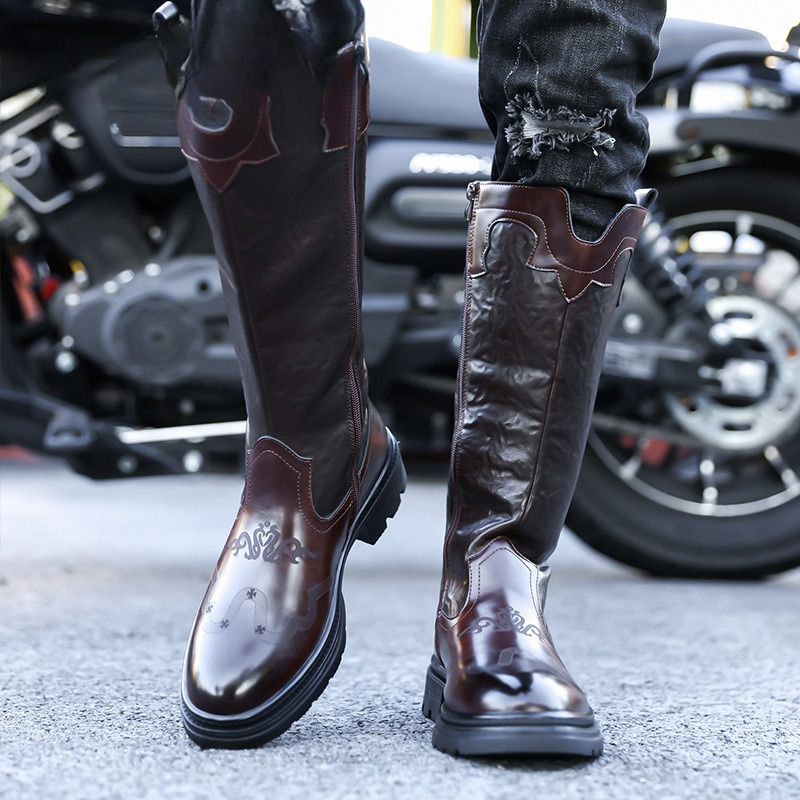 Men's Mid-calf Boots High Qual - огляд і ціна Ethnic And Fashion