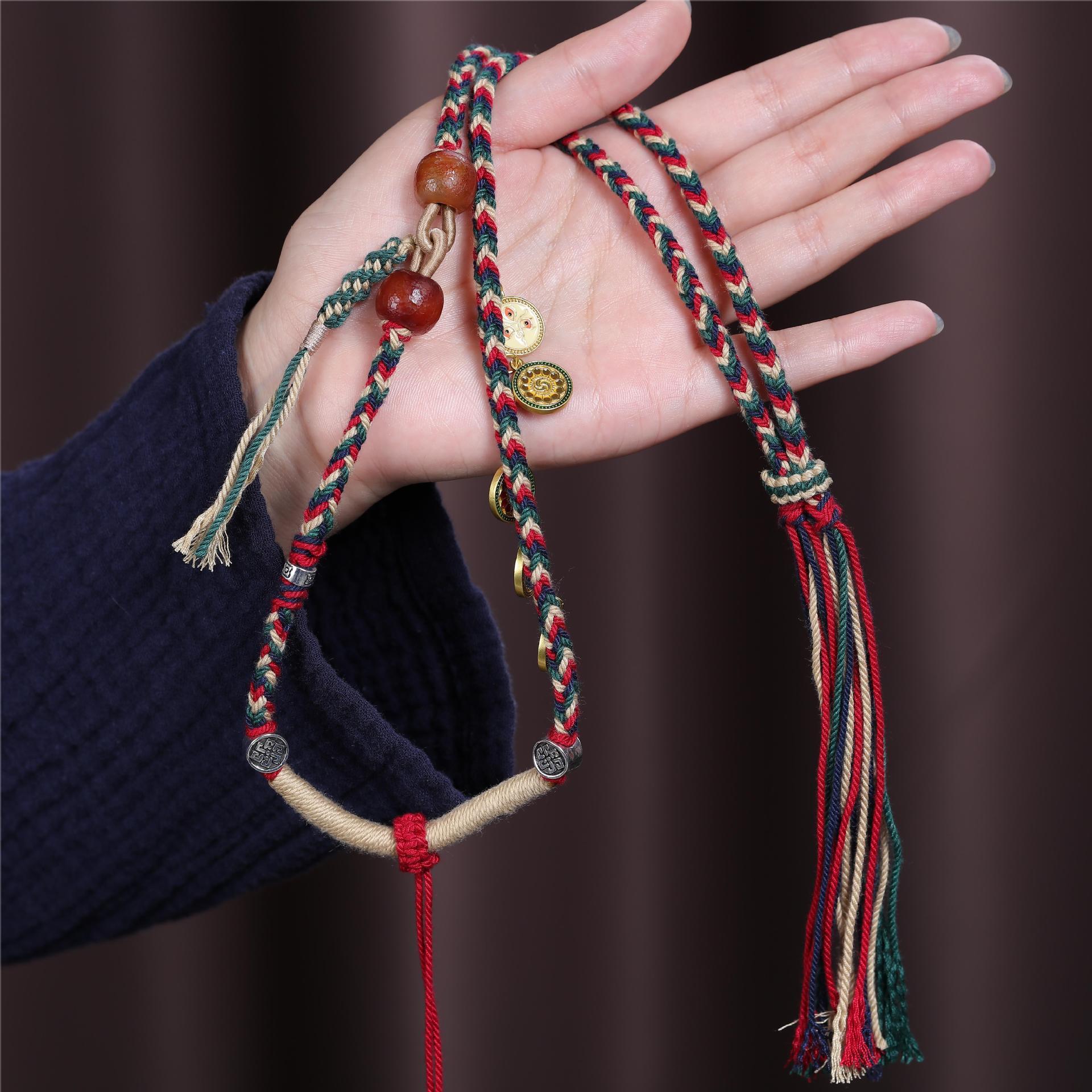 Tibetan Five Way Colorful Pend - огляд і ціна Ethnic Fashion Way