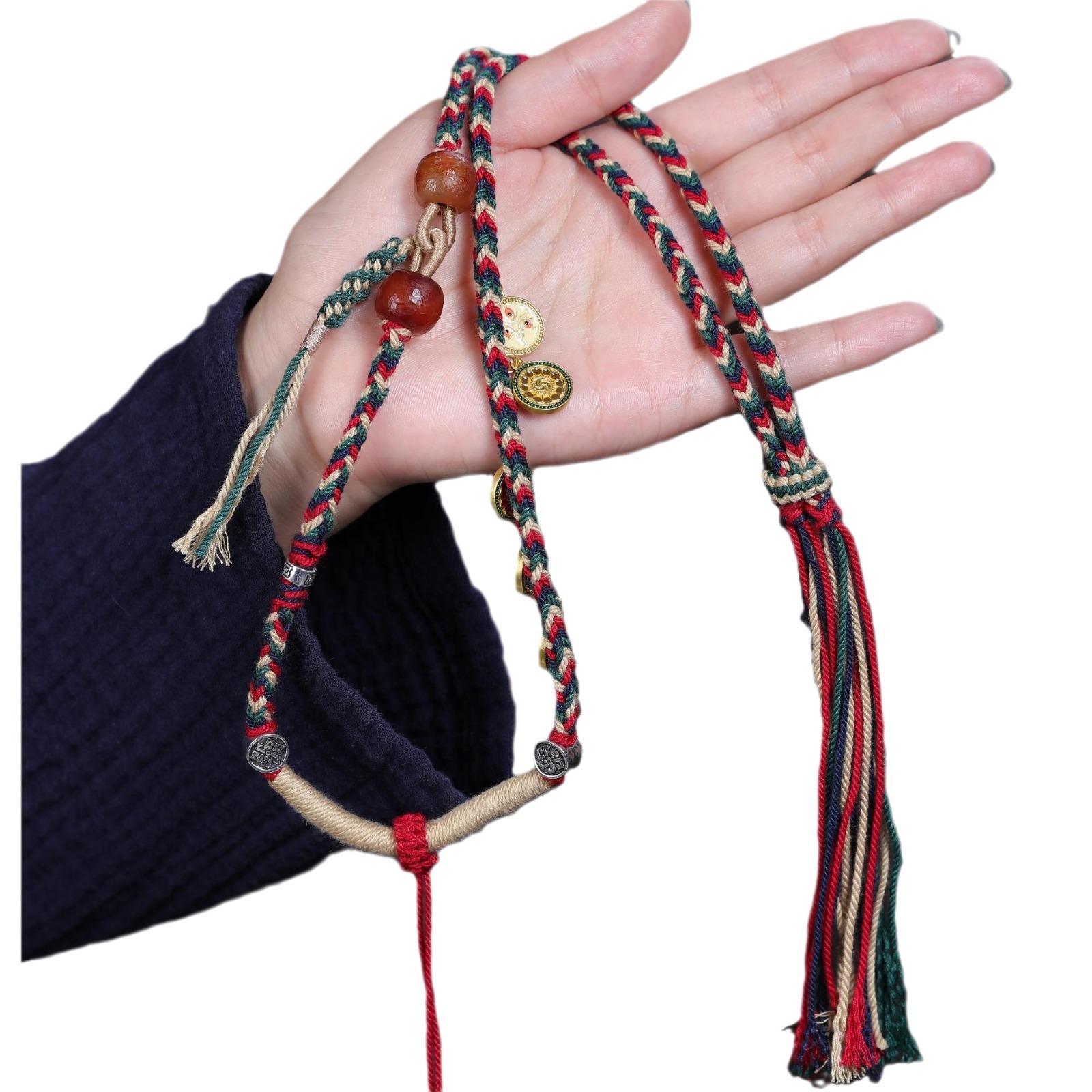 Tibetan Five Way Colorful Pend - огляд і ціна Ethnic Fashion Way