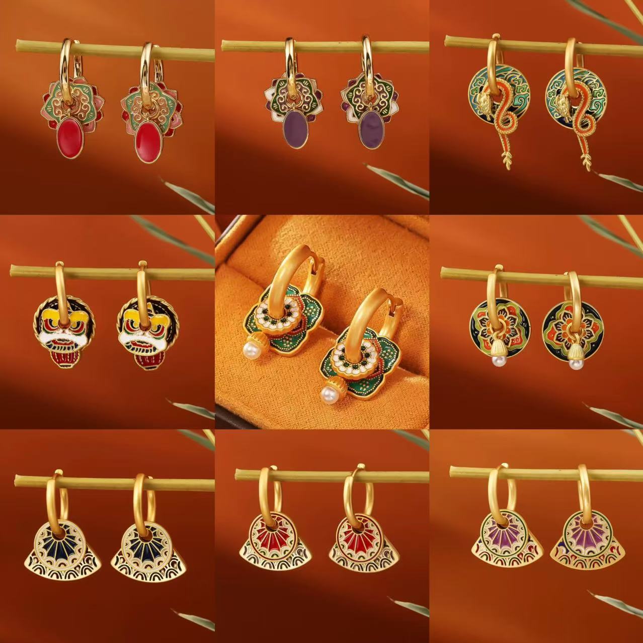 S925 New Chinese-style Earring - огляд і ціна Ethnic Fashion Way