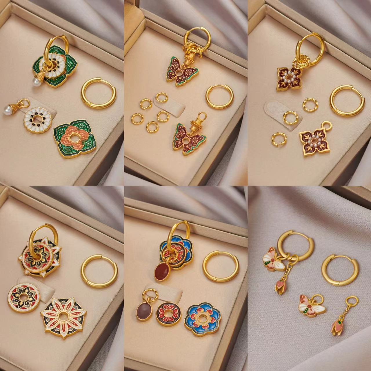 Vintage Chinese Colorful Ename - огляд і ціна Ethnic Fashion Way