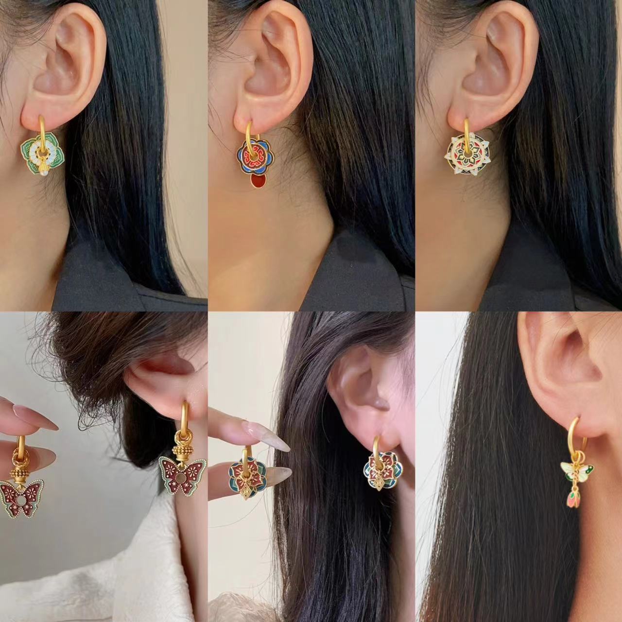 Vintage Chinese Colorful Ename - огляд і ціна Ethnic Fashion Way