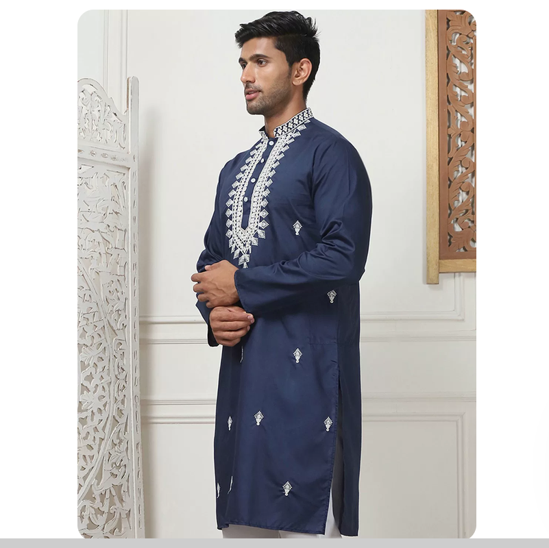 Indian ethnic style traditiona - огляд і ціна Kurta Men Cotton