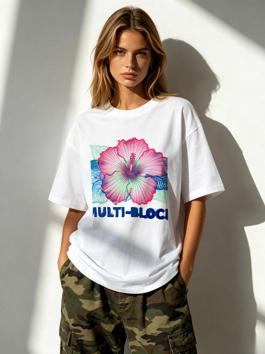 T Shirts Woman Block Print Han - огляд і ціна Ethnic Wear Fashion Designer