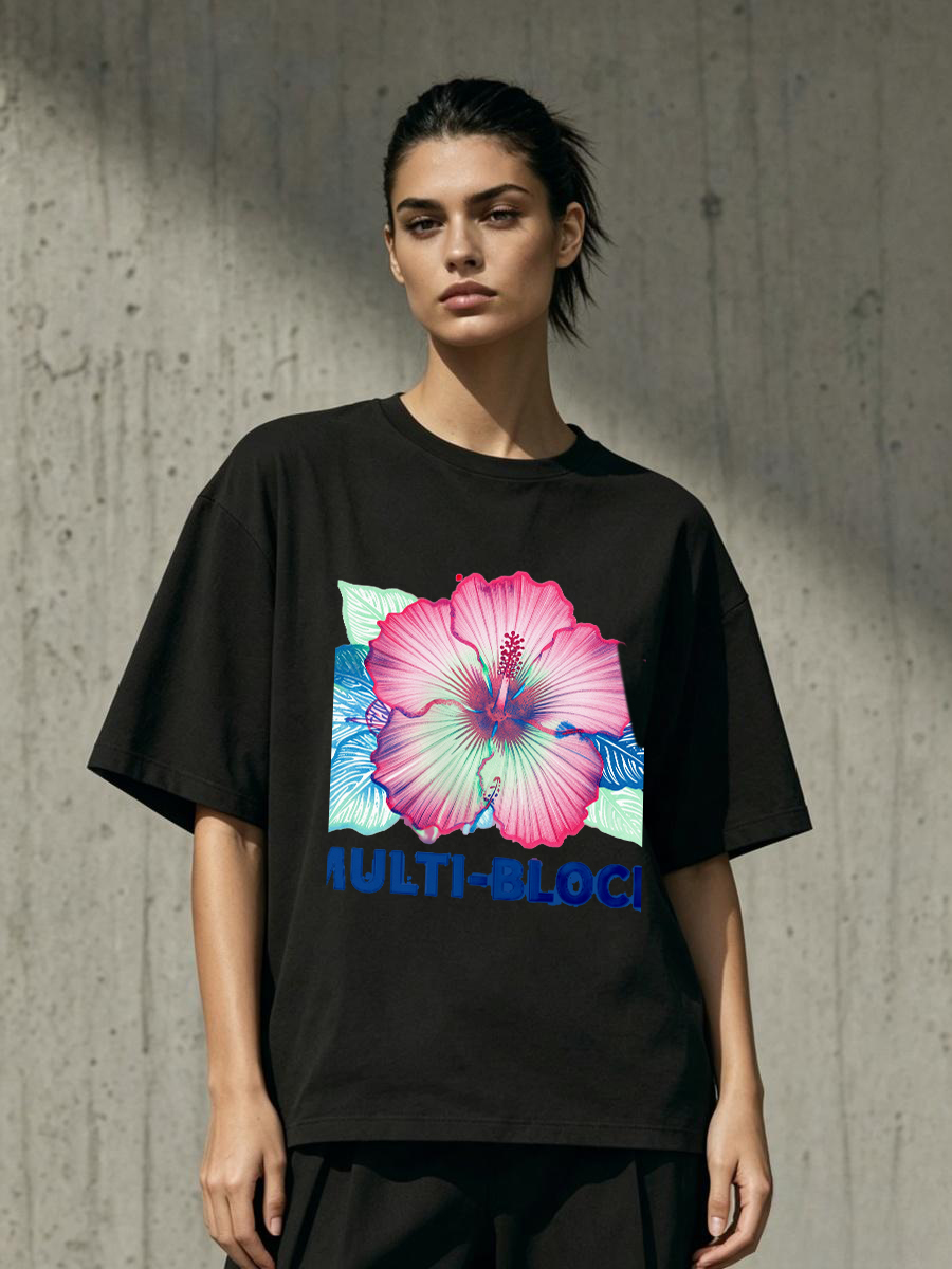 T Shirts Woman Block Print Han - огляд і ціна Ethnic Wear Fashion Designer