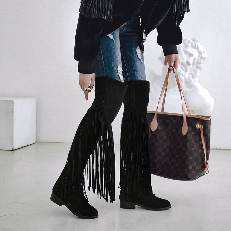 2026 Fashion Boho Knee High Bo - огляд і ціна Ethnic And Fashion