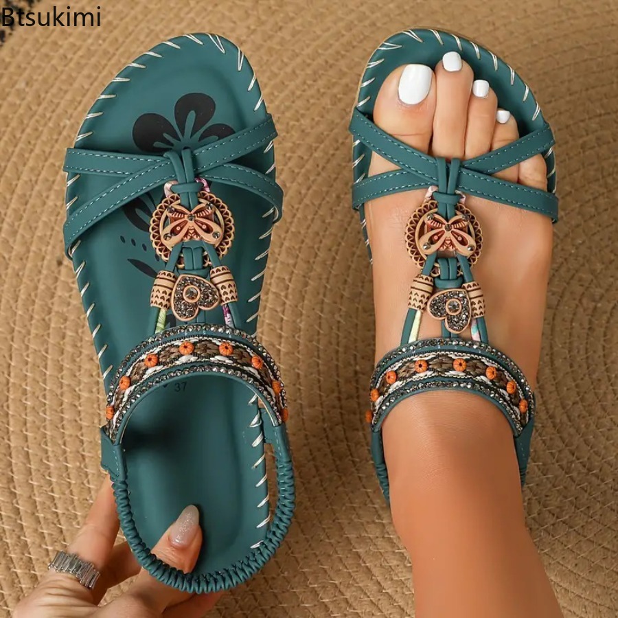 Women Bohemian Sandals Outdoor - огляд і ціна Ethnic And Fashion