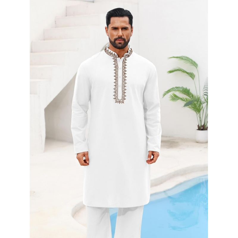 Mens Kaftan Thobe Cotton Henle - огляд і ціна Kurta Men Cotton