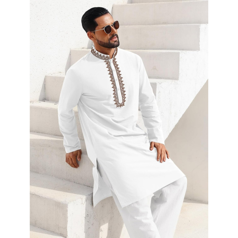 Mens Kaftan Thobe Cotton Henle - огляд і ціна Kurta Men Cotton