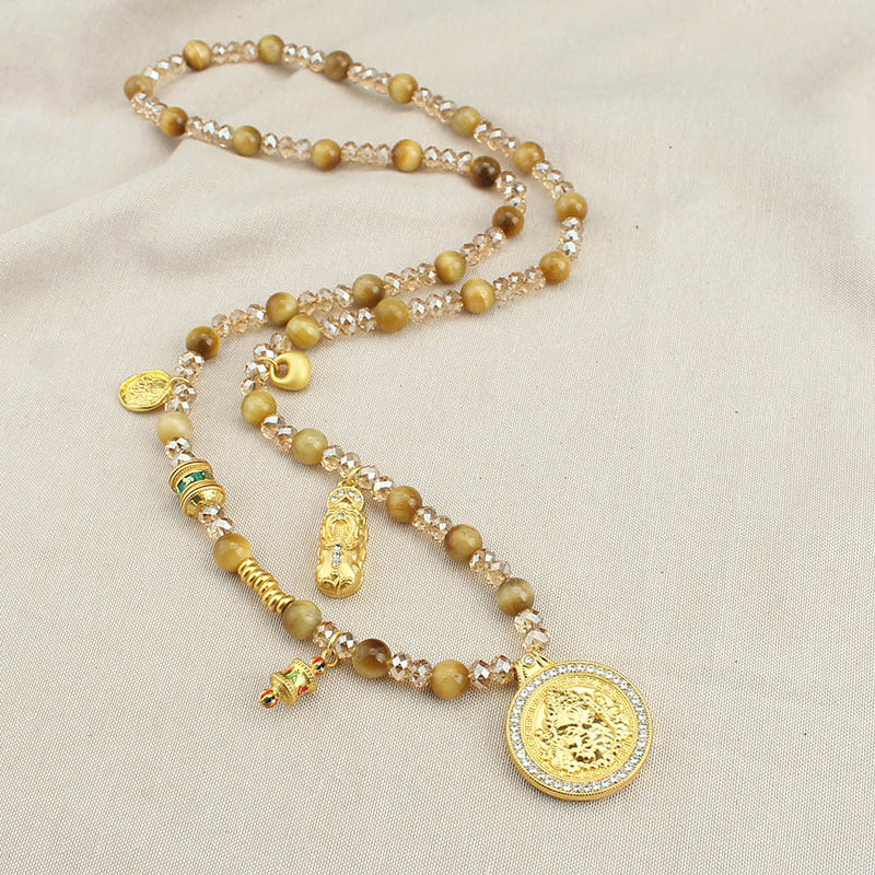 Golden Tiger's Eye Stone Beade - огляд і ціна Ethnic Fashion Way
