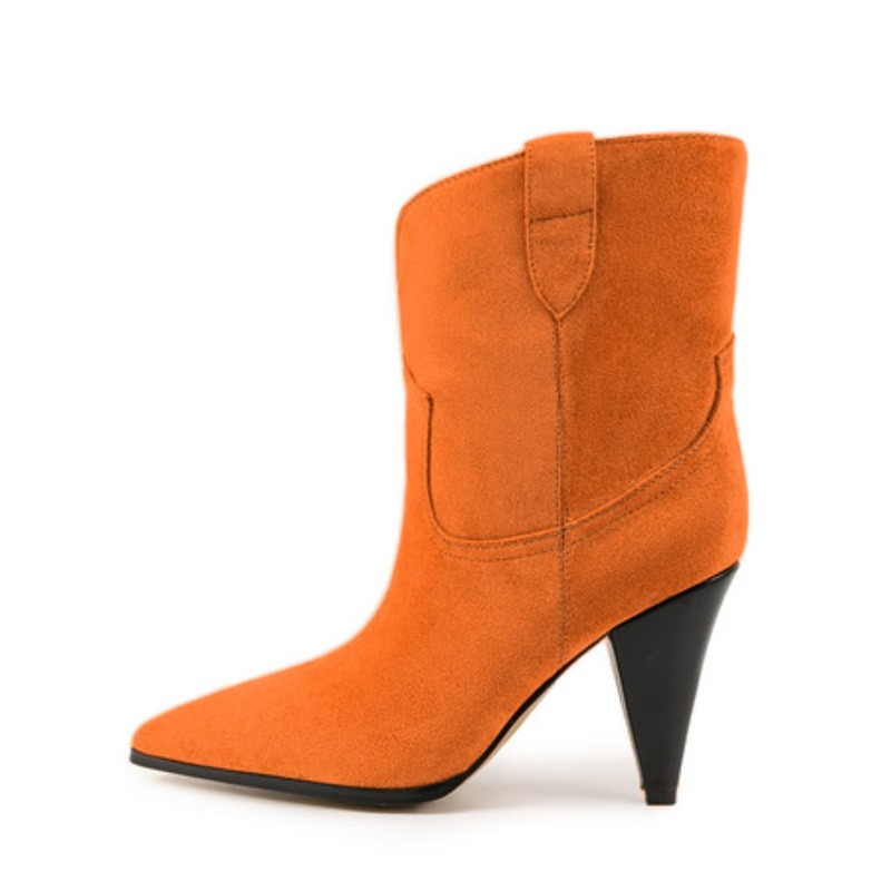 Bicolor Spike Heels Pull On Fa - огляд і ціна Ethnic And Fashion