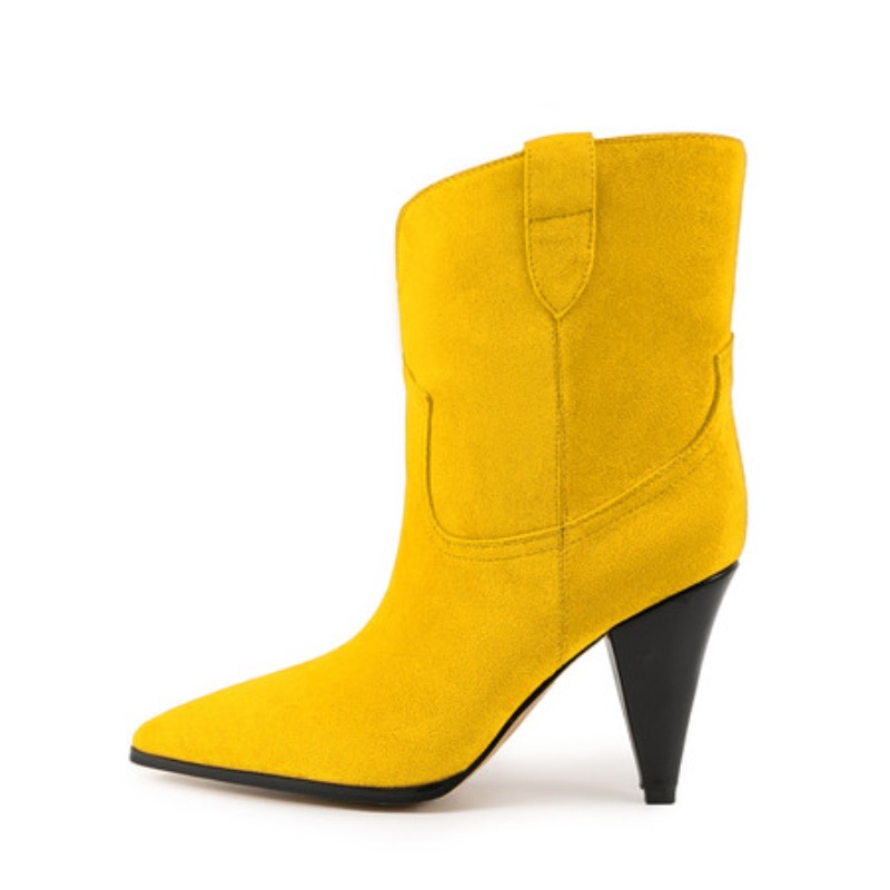 Bicolor Spike Heels Pull On Fa - огляд і ціна Ethnic And Fashion