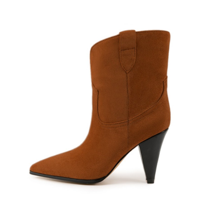 Bicolor Spike Heels Pull On Fa - огляд і ціна Ethnic And Fashion