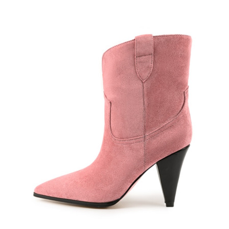 Bicolor Spike Heels Pull On Fa - огляд і ціна Ethnic And Fashion