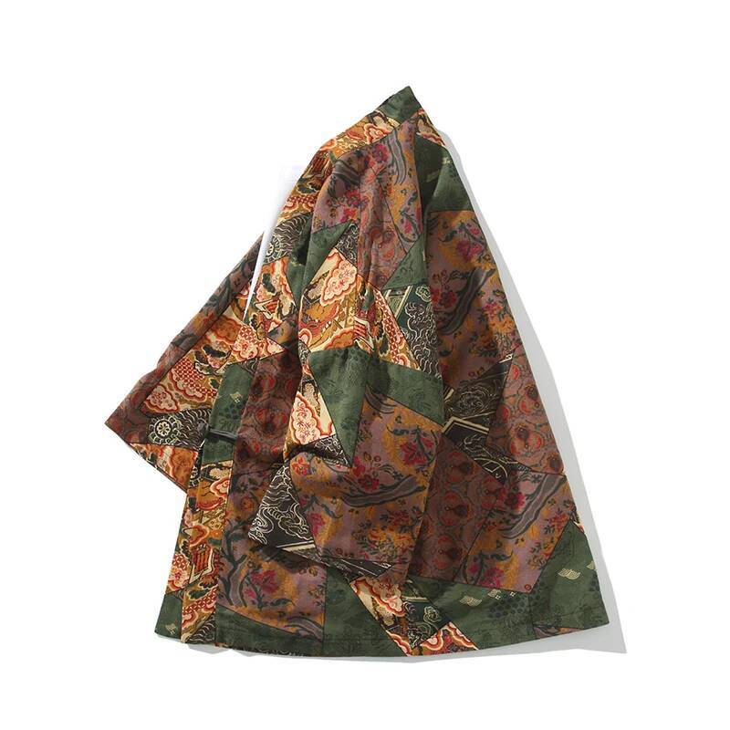Ethnic Style Print Yukata Men  - огляд і ціна Ethnic And Fashion